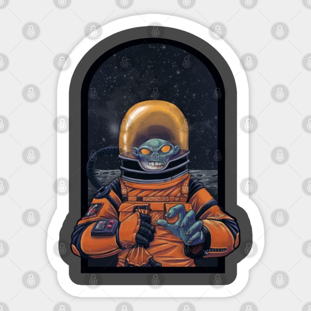 Space Goblin Sticker by CoffeeBlack